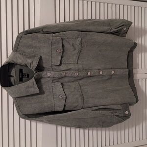 NWT Corduroy green button down jackt